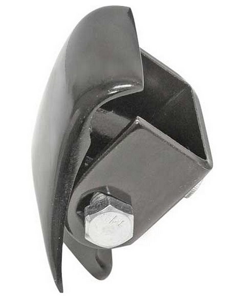 1933-34 FRONT FENDER TIE BRKT BLACK PAINTED DIE CAST EA