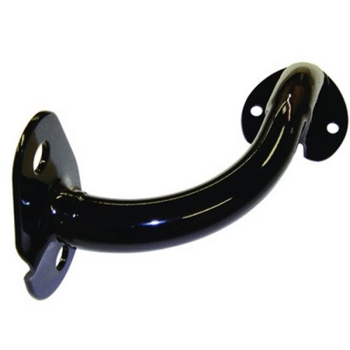 1932 TAIL LAMP STANDS  LHS    BLACK PAINTED