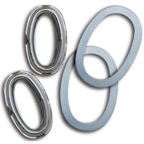 1932 OPEN CAR HANDLE & RISER  ESCUTCHEON CHROME