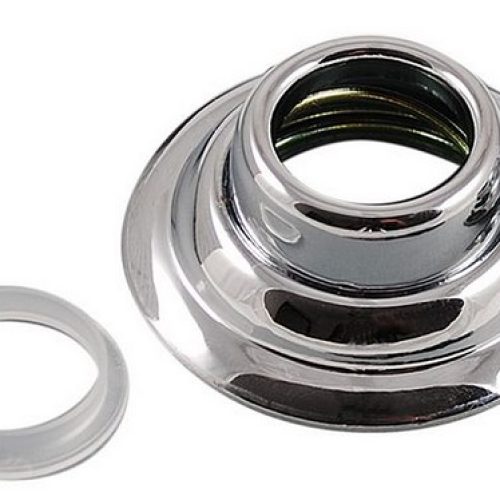UNIV CHROME ESCUTCHEON        SPRING LOADED