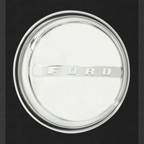 1947 FORD HUBCAP  EA          STAINLESS STEEL-SUIT GENNIE