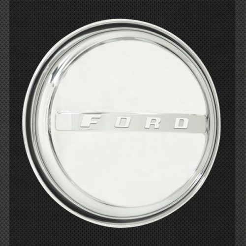 1947/48 FORD HUBCAP  EA       STAINLESS STEEL-SUIT SMOOTHIE