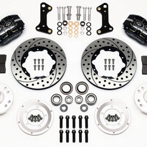 DUST BOOT FRONT BRAKE KIT     1967-69 CAMARO, 11.00″ DRILLED