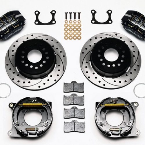 DUST BOOT PARK BRAKE KIT 12.19DRILLED, BIG FORD 2.36″ OS