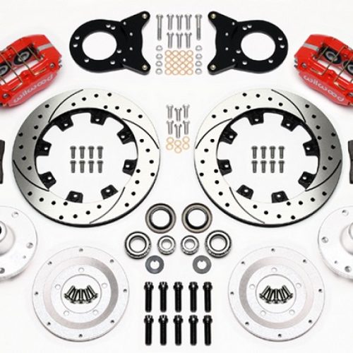 DUST BOOT FRONT BRAKE KIT FORDMUSTANG FALCON,12.19″ DRILLED