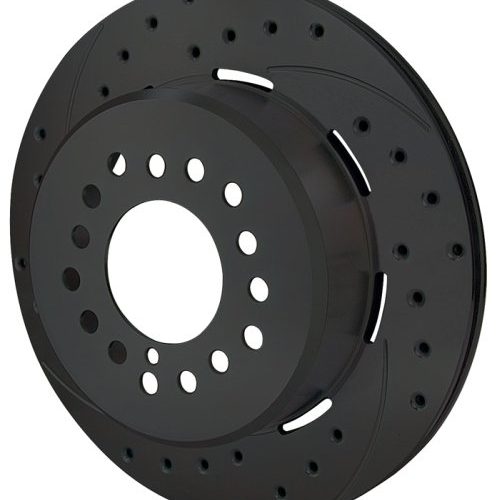 SRP ROTOR DRILLED BLACK – LH  12.19″ x .810″, 1.91″ OFFSET