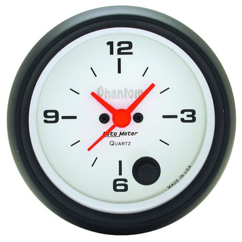PHANTOM 2-5/8″ ANALOGUE CLOCK QUARTZ WITH SECOND HAND