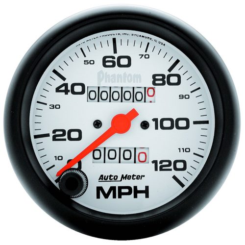 PHANTOM 3-3/8″ SPEEDO 120 MPH IN DASH, MECH. WITH TRIP METER