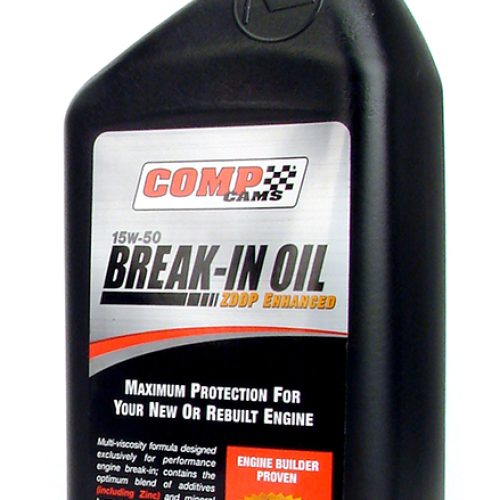 BREAK IN OIL 15W50 1QT        HAS ZINC PHOSPHOROUS MOLY