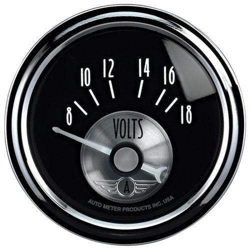 BLACK DIAMOND VOLTMETER       2-1/16″, 8-18 VOLTS, SS ELECT.