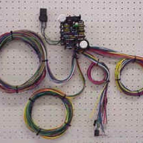 EZ21 CIRCUIT WIRE HARNESS PREWIRED FUSE PANEL-COLOURED