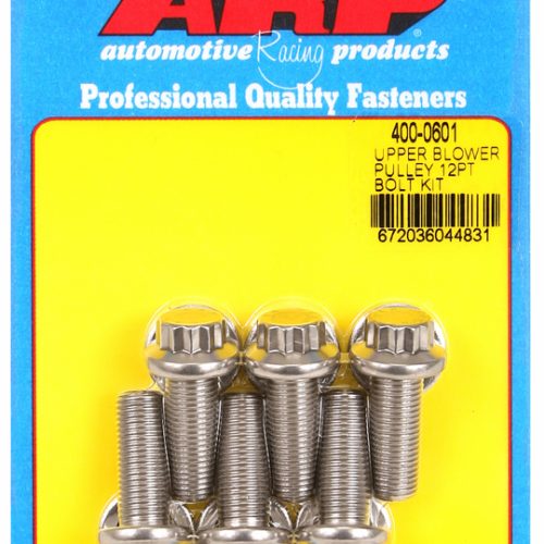 BLOWER PULLEY BOLT KIT, 12-PT STAINLESS, SUITS 6-71 & 8-71