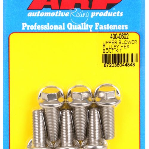 BLOWER PULLEY BOLT KIT, HEX   STAINLESS, SUITS 6-71 & 8-71