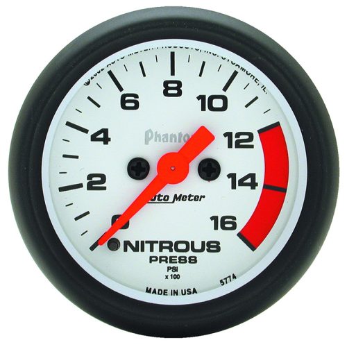 PHANTOM 2-1/16″ NITROUS PRESS 0-1600PSI, FULL SWEEP ELECTRIC