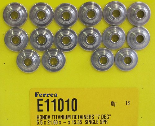 FERREA HONDA D16Z6 RETAINERS TITANUM