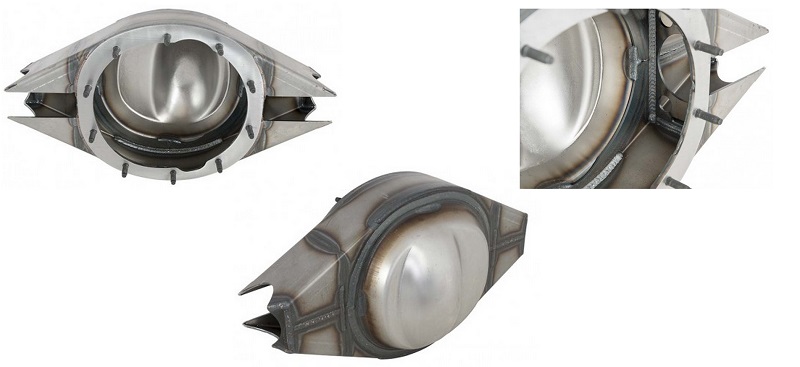 STRANGE 9 HOUSING 3.25OD LESS TUBES & ENDS