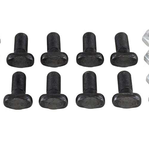 AXLE RETAINER BOLTS & NUTS [8]1/2″-20 THREAD X 1.180″ LONG