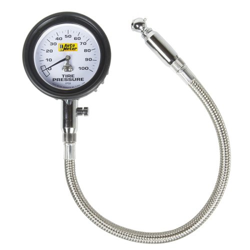 TYRE PRESSURE GAUGE, 0-100PSI ANALOGUE