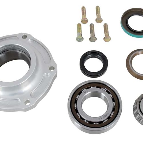 TAPER/BALL BRG PINION SUPPORT 35-SPLINE PINION, BILLET ALUM.