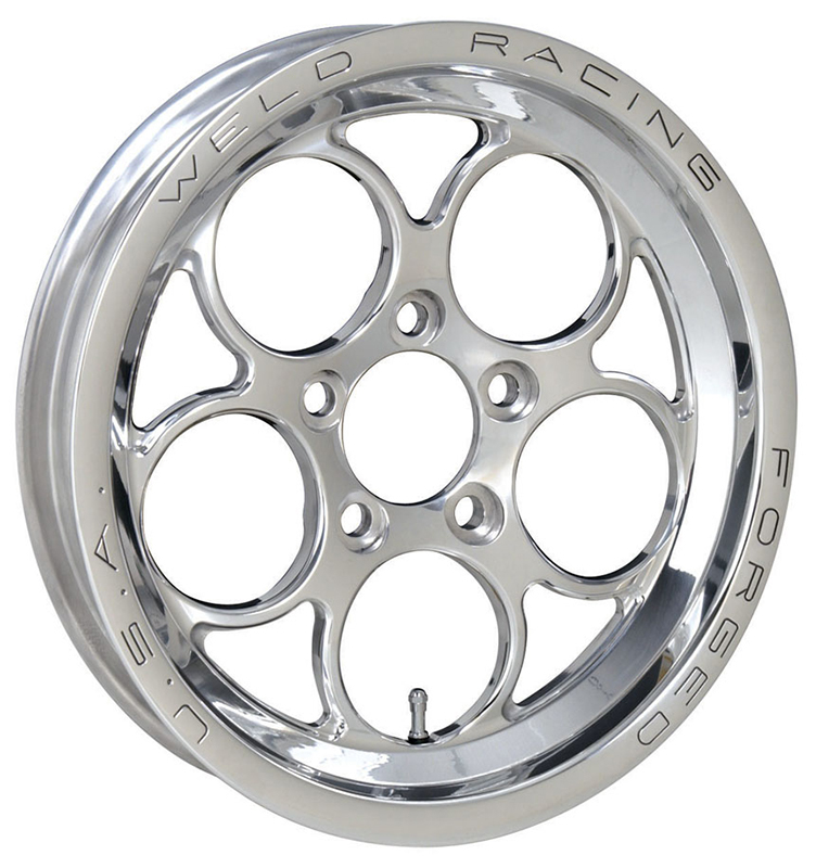 15X3.5 MAGNUM DRAG 1.75 B/S 5X4.5 FRONT RUNNER POLISHED
