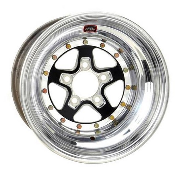 15"x9" ALUMA STAR 3" B/S BLACKCENTRE 5x4.75 B/C