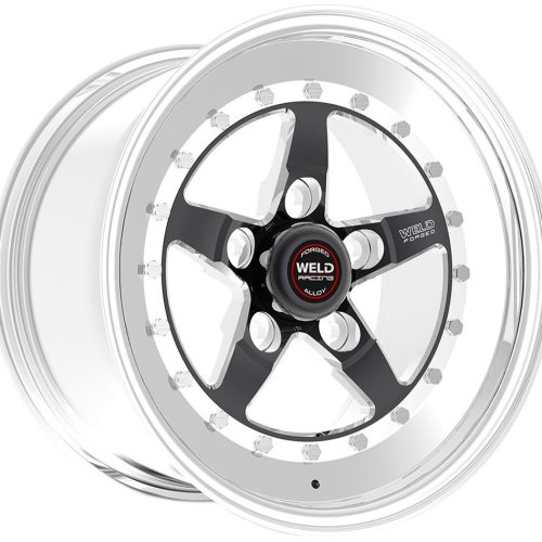 WELDSTAR BLACK 15″x7″,4.75″BC 4.5″BS