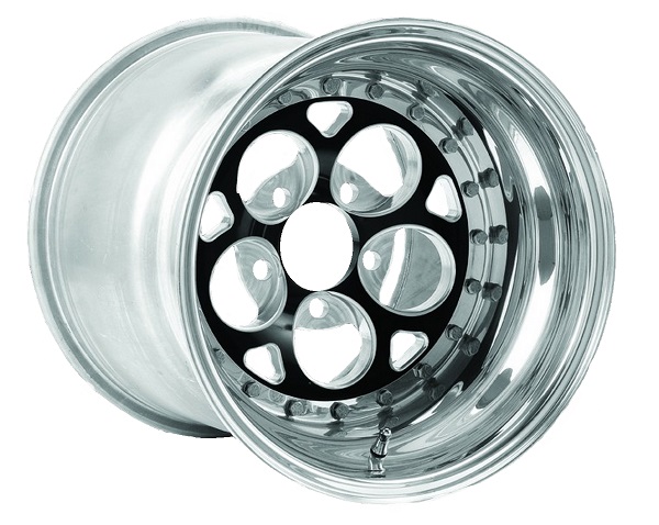 MAGNUM III RT WHEEL 15" X 10" 5X4.75" B/C, 4.5" B/S - BLACK