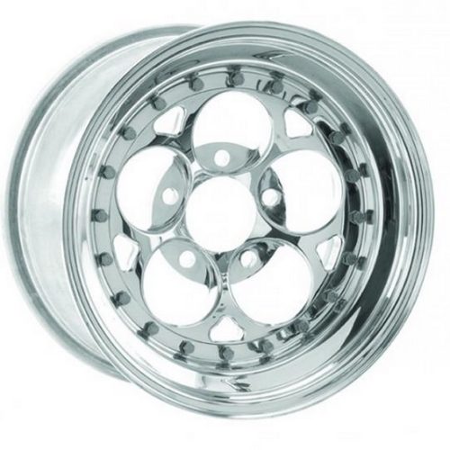 MAGNUM III RT WHEEL 15″ X 10″ 5X4.75″ B/C, 4.5″ B/S POLISHED