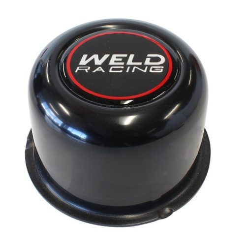 REPLACEMENT BLACK 2.20″ CENTRECAP SUIT 5 STUD WELD WHEELS
