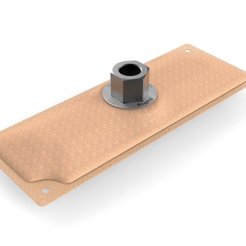 HOLLEY HYDRAMAT RECT 8″X3″    RECT CENTER OUTLET 3/8 NPT