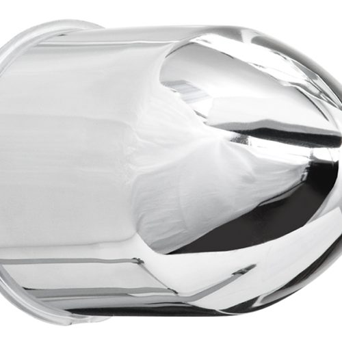 BULLET PUSH THRU CAP 4.25TALL CHROME  OE STYLE WHEEL   EA