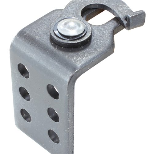 QUICK RELEASE MORSE CABLE     BRACKET 90Â° MILD STEEL