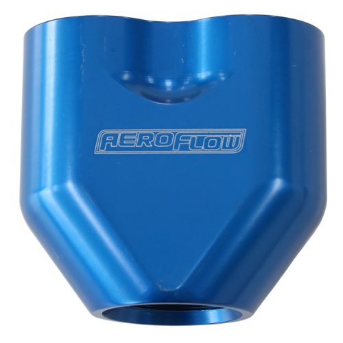 AEROFLOW -10AN TO 2x-8AN FEMALE ORB U BLOCK BLUE
