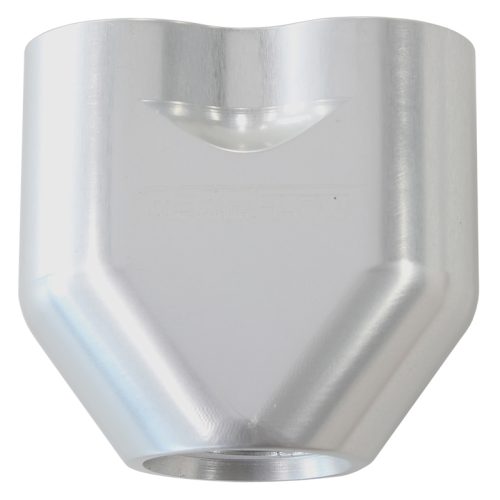 AEROFLOW -10AN TO 2x-8AN FEMALE ORB U BLOCK SILVER