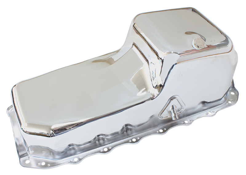 CHROME HOLDEN V8 OIL PAN 253-308 HQ STYLE