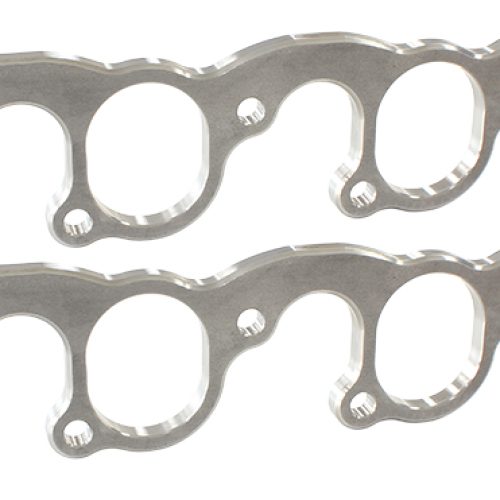Ford 302-351C header flanges  2″ oval port  EDELBROCK PAIR