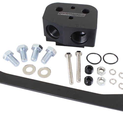 LS OIL COOLER ADAPTER -8ORB   FRONT SUMP VT VX VY VZ