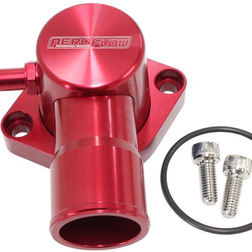 BILLET THERMOSTAT HOUSING RED FORD FALCON EL EF BA BF FG SWI