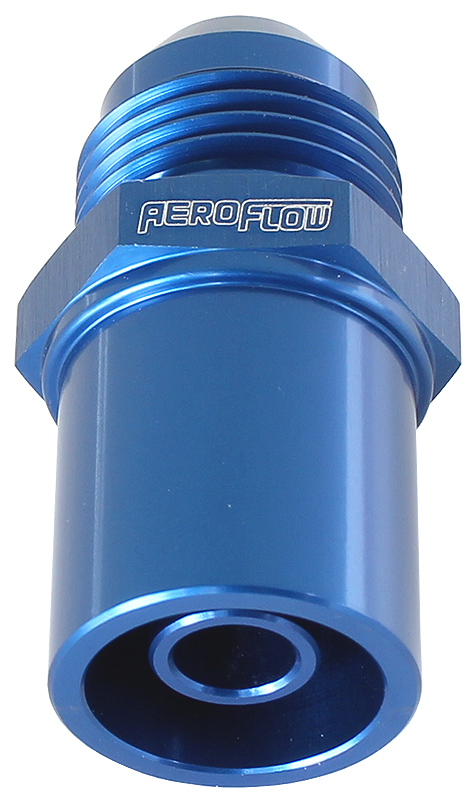 PRESS IN COVER BREATHER ADAPTETO -8AN BLUE BA to FG FRONT