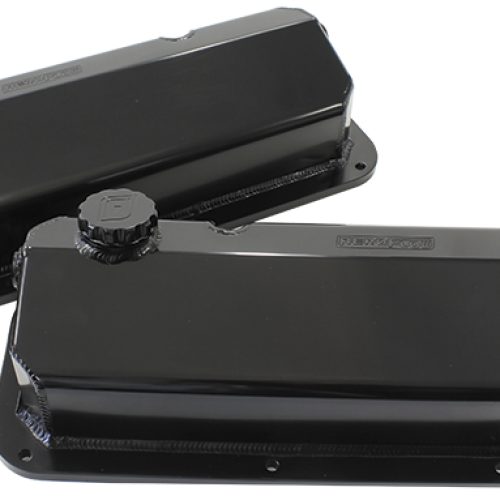 302 351C FORD FABRICATED VALVECOVERS BLACK -12ORB