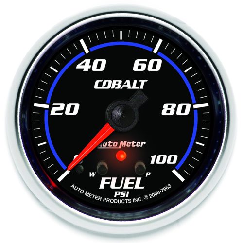 COBALT 2-5/8″ FUEL PRESSURE   0-100PSI, FULL SWEEP ELECTRIC