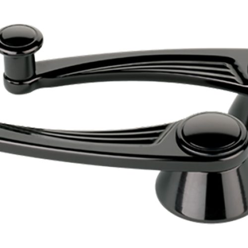 BALL MILLED WINDOW HANDLES    BLACK GM 1/2″  49 UP  PAIR*