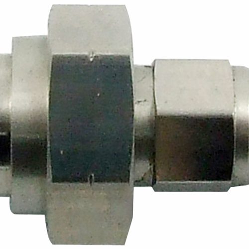 FEMALE INVERTED FLARE 17MM HEXWITH RET CLIP RECESS 7/16 X 20