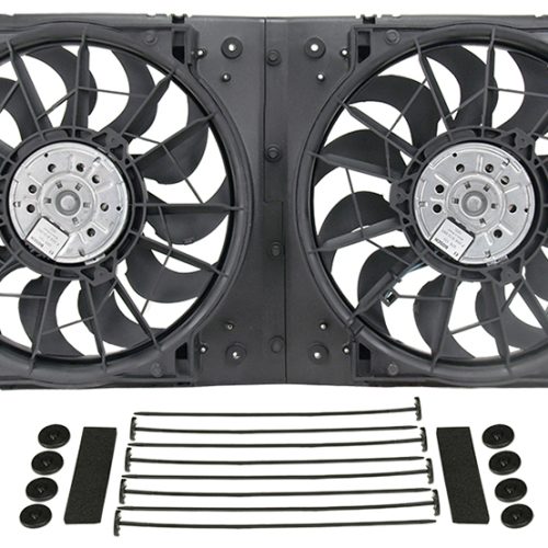 12″ DUAL FAN & SHROUD KIT     4000 CFM, 727 x 352 x 89mm