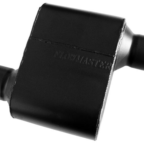 SUPER 10 SERIES STAINLESS 2.50MUFFLER OFFSET IN / OFFSET OUT