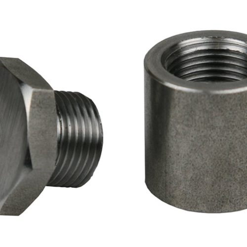 EXTENDED O2 SENSOR BUNG & PLUG1″ TALL, STAINLESS STEEL