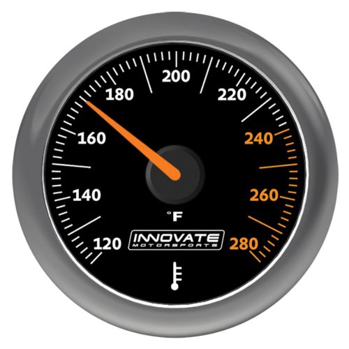 MTX-A WATER / OIL TEMP GAUGE 2-1/16″ ANALOG, 120-280°F