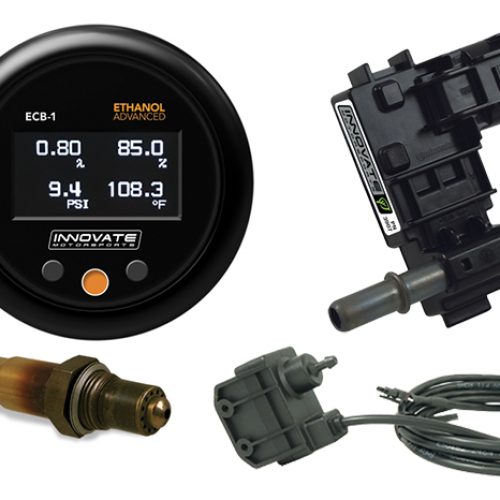 ECB-1 4 IN 1 GAUGE, ETHANOL % W/BAND AFR, BOOST, FUEL TEMP.