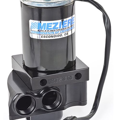 REMOTE ELECTRIC WATER PUMP    BLACK, DUAL OUTLET, -12AN ORB