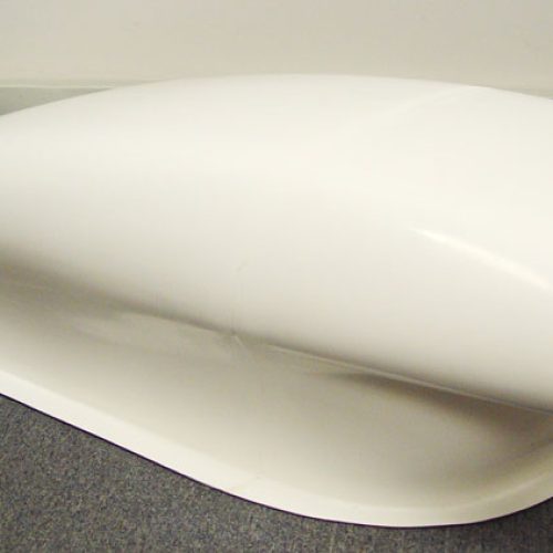 FIBREGLASS SCOOP LARGE SIZE   L1120MM X H250MM X W500MM